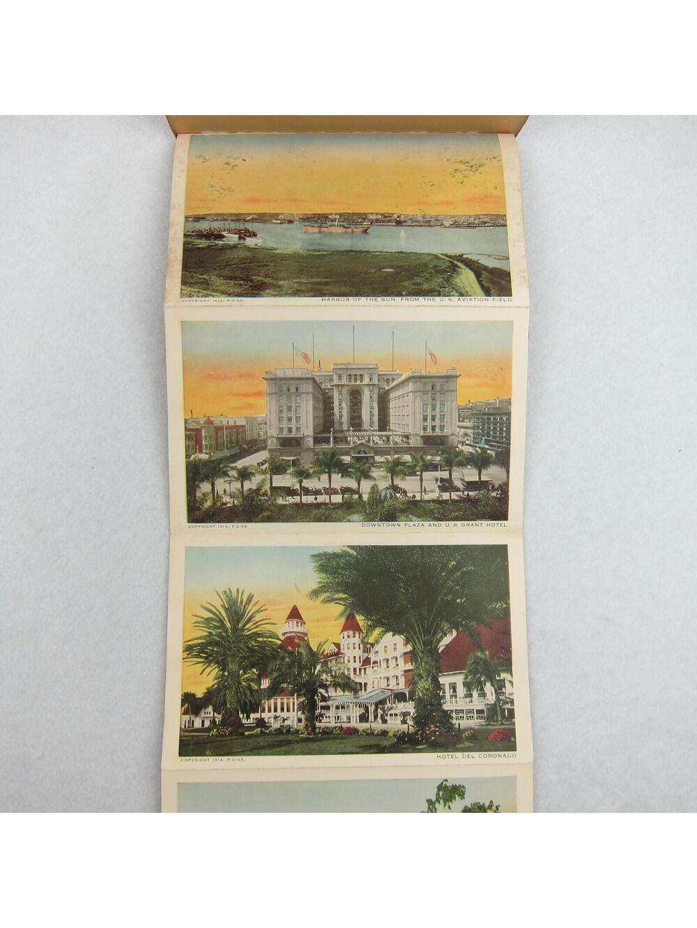 Antique 1915 San Diego Panama California Exposition 25 Postcards Folder RARE - Picture 3 of 12